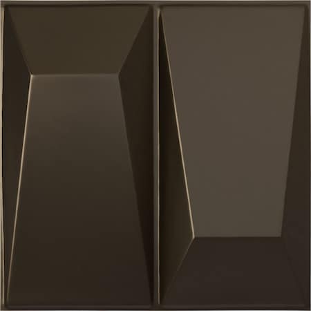 Ekena Millwork 11 7/8in. W x 11 7/8in. H Locke EnduraWall Decorative 3D Wall Panel Covers 0.98 Sq. Ft. WP12X12LOCDB